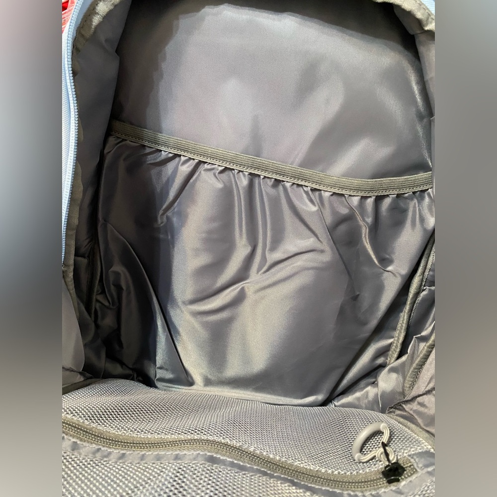 Embark  Wheelchair Adaptive  Light Blue Backpack NWT Multiple Pockets - Picture 7 of 9